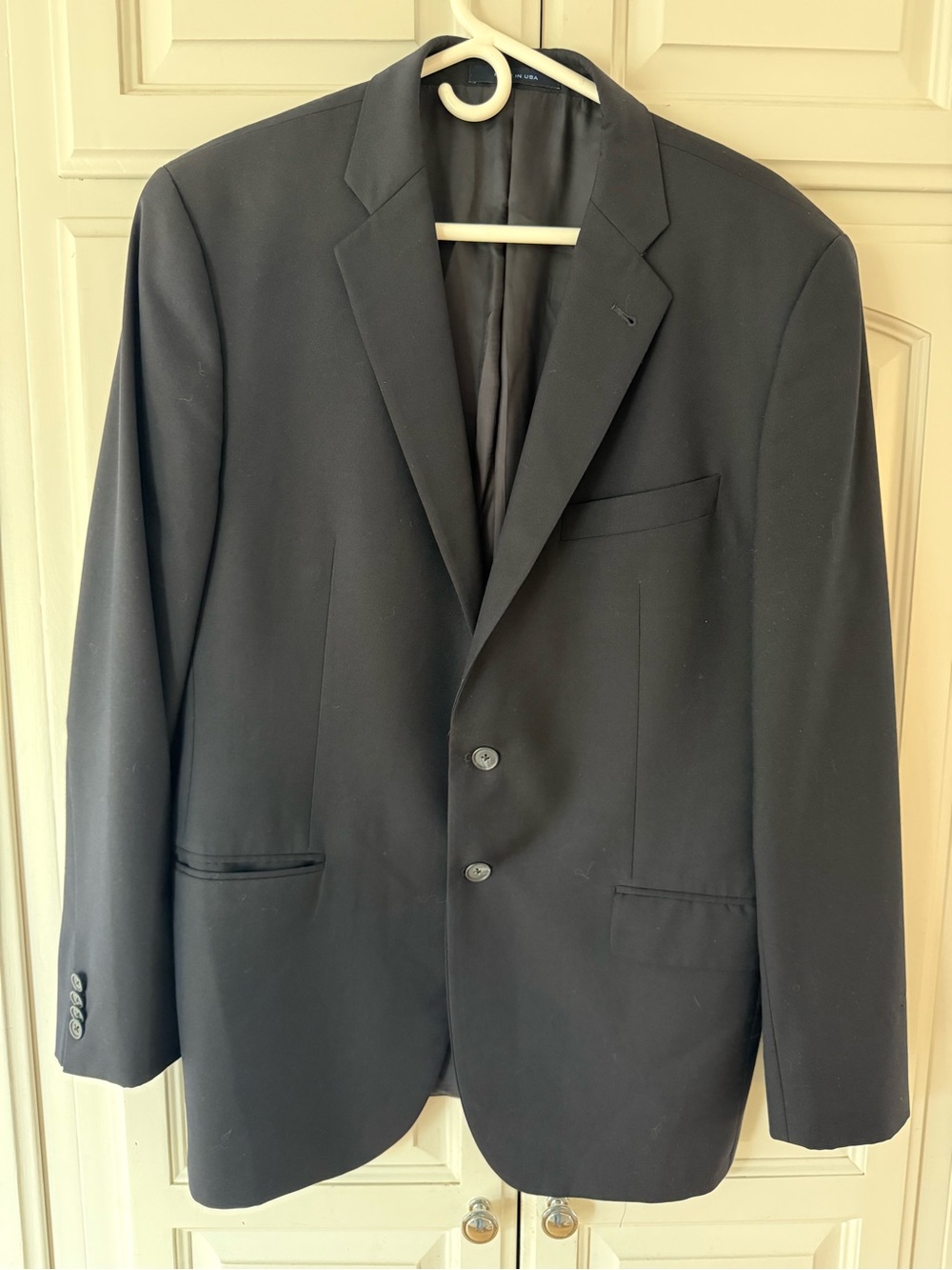 Joseph Abboud Nordstrom 42R Navy Blue Loro Piana Wool Blazer Sport Coat USA